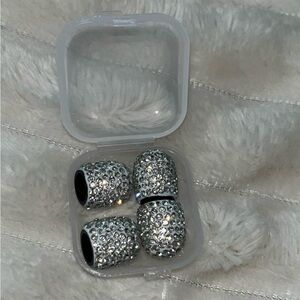 NEW Rhinestone Universal Tire Valve Caps • 4 pieces